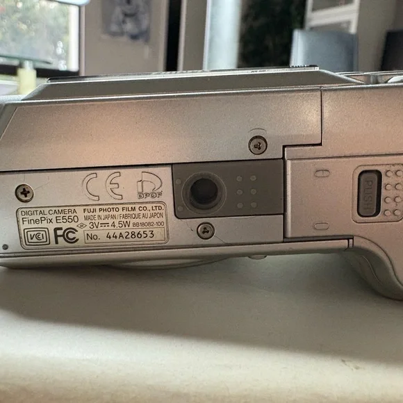 Fujifilm Silver Digital Camera with Zoom Lens